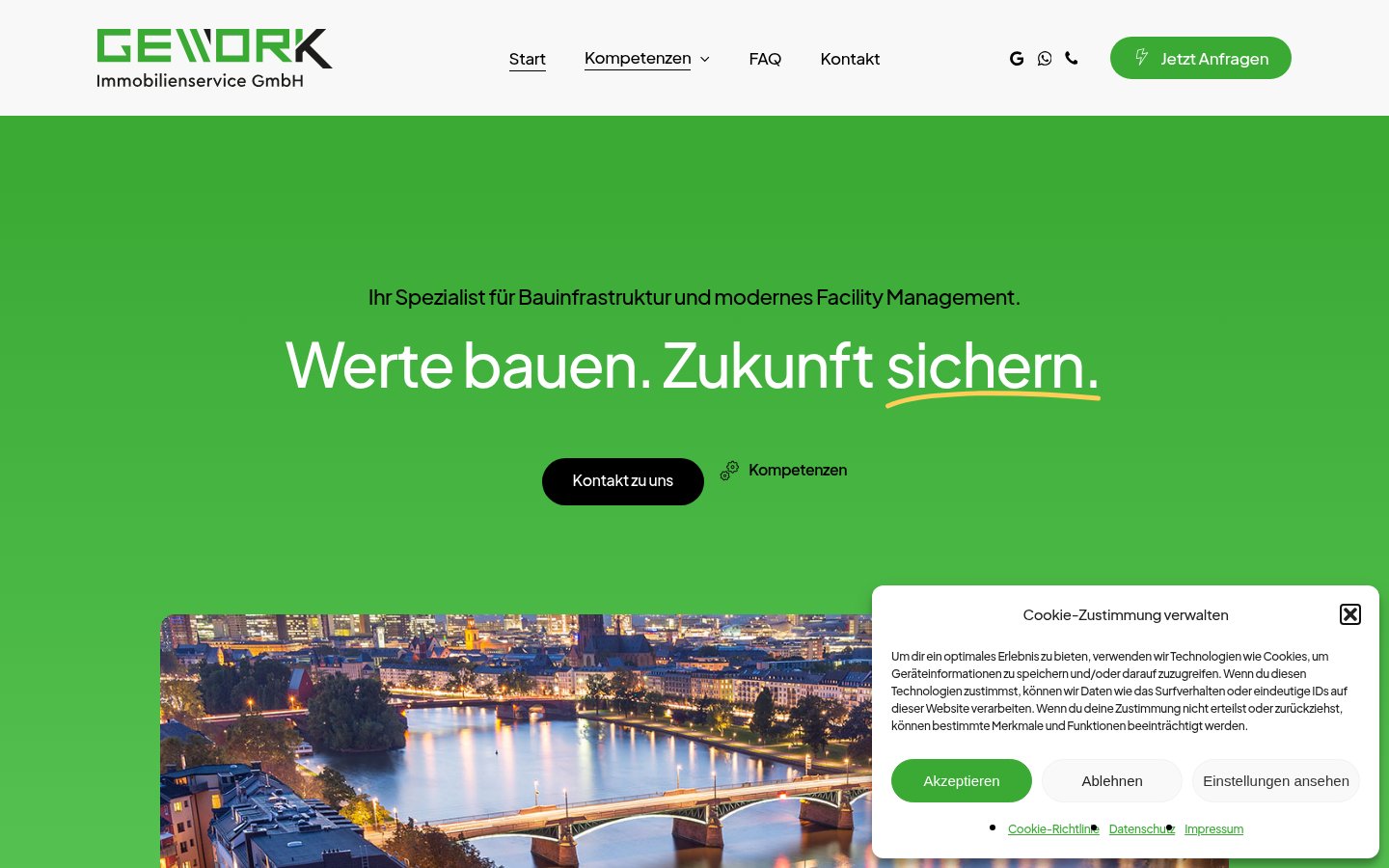 Gework Immobilienservice Website